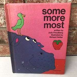 3/$12! Some More Most Judy Freudberg Vtg 1976 Hardcover Stickybear 0884700224